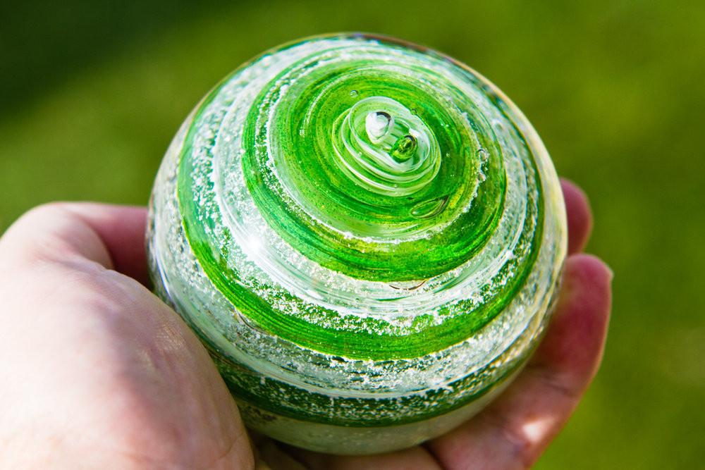 paperweight with ash